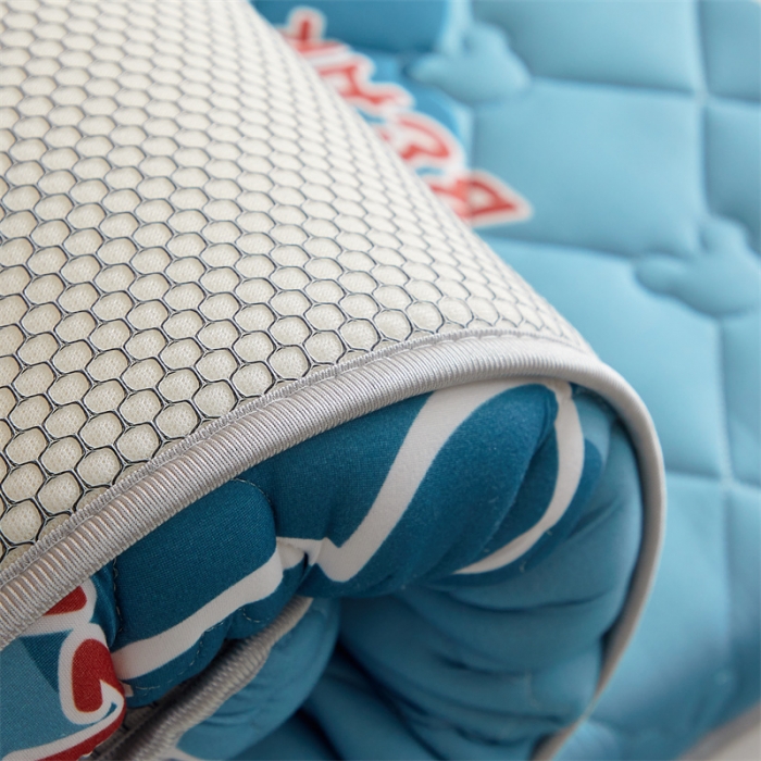 91家纺网 家纺一手货源 找家纺 寐珂家纺 2026新款A类针织大豆双人床垫 可爱熊