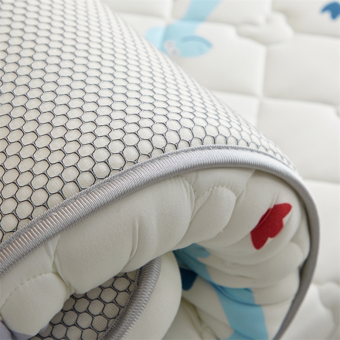 91家纺网 家纺一手货源 找家纺 寐珂家纺 2026新款A类针织大豆双人床垫 恐龙世界