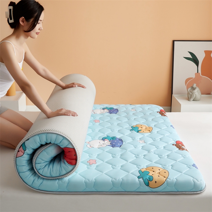 91家纺网 家纺一手货源 找家纺 （总）寐珂家纺 2025新款A类针织大豆双人床垫