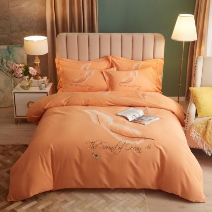 91家纺网 家纺一手货源 找家纺 （总）金纱玉纺 2022新款纯棉大版磨毛印花四件套