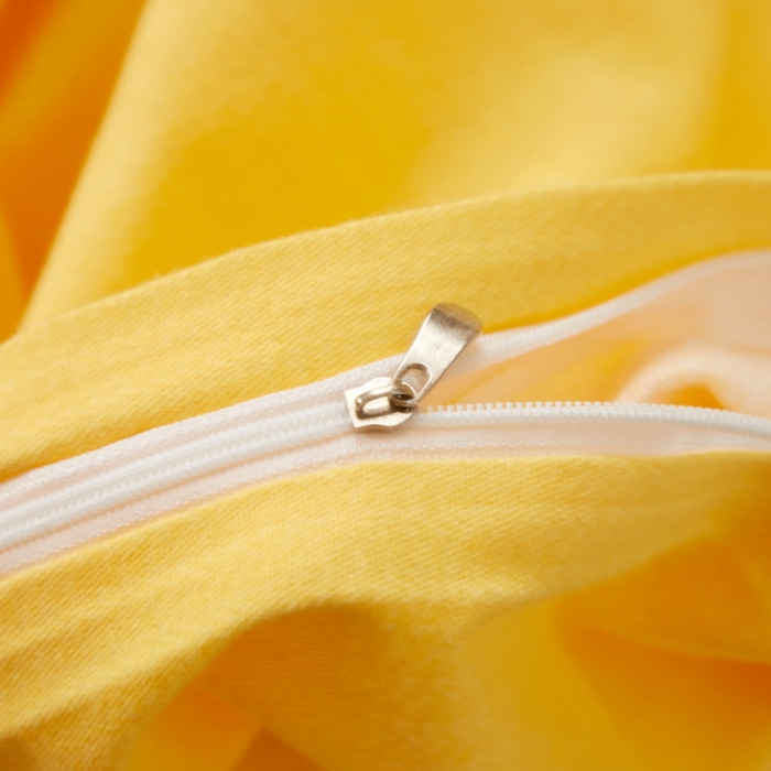 91家纺网 家纺一手货源 找家纺 金纱玉纺 2022新款全棉印花加厚磨毛四件套 寻花季-黄