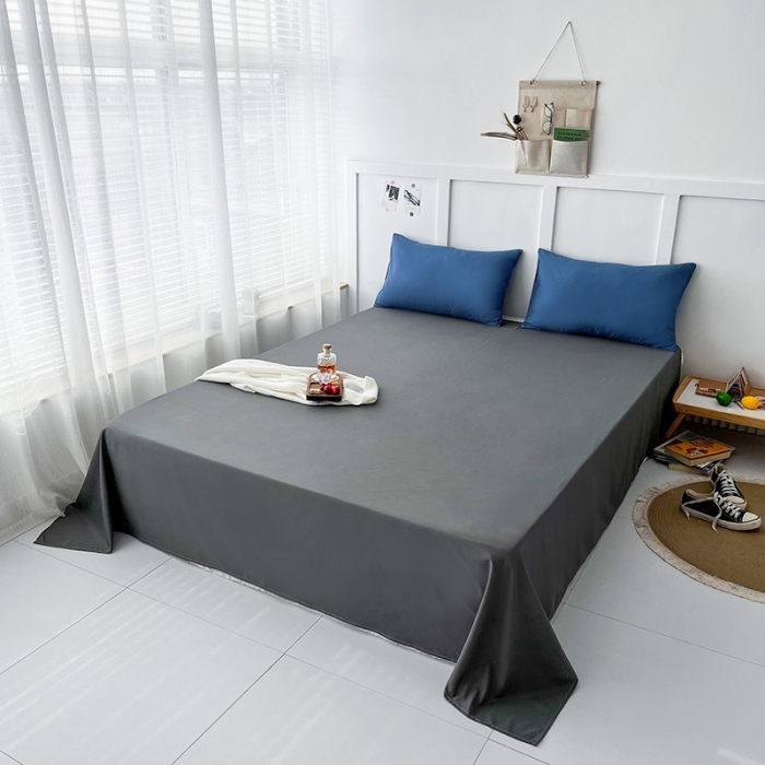 91家纺网 家纺一手货源 找家纺 （总）菲度 2022新款亲肤棉纯色四件套