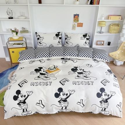 91家纺网 家纺一手货源 找家纺 （总）感遇 2022新款全棉迪士尼系列印花四件套