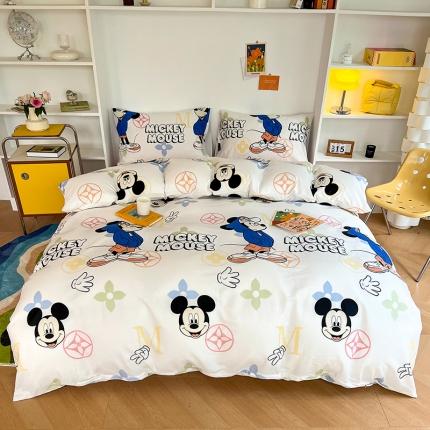 91家纺网 家纺一手货源 找家纺 （总）感遇 2022新款全棉迪士尼系列印花四件套
