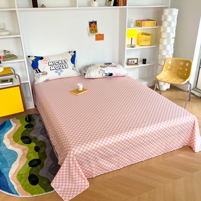 91家纺网 家纺一手货源 找家纺 感遇 2022新款全棉迪士尼系列印花四件套 快乐米奇