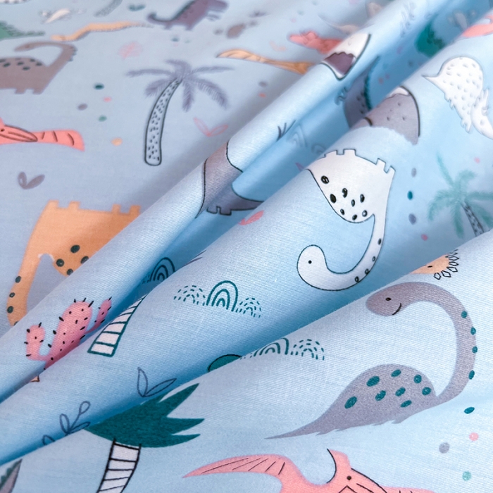 91家纺网 家纺一手货源 找家纺 感遇家纺 2022新款全棉印花系列四件套-第四批 恐龙山