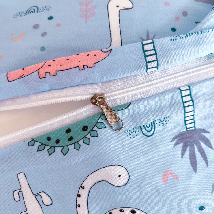 91家纺网 家纺一手货源 找家纺 感遇家纺 2022新款全棉印花系列四件套-第四批 恐龙山