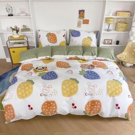 感遇家纺 2022新款全棉印花系列四件套-第四批 水果草莓