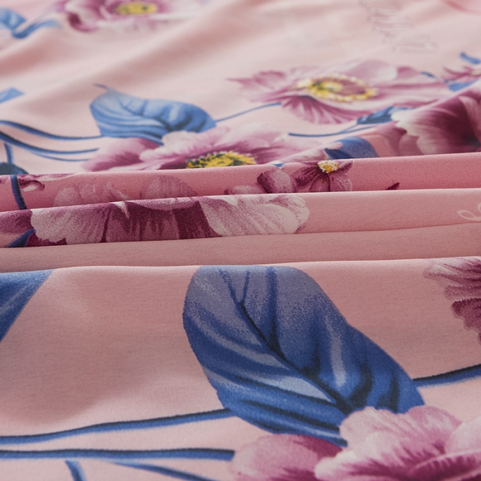 91家纺网 家纺一手货源 找家纺 美莱 2022新款夹棉加厚床裙单件床罩床裙防滑保护套 江南花影