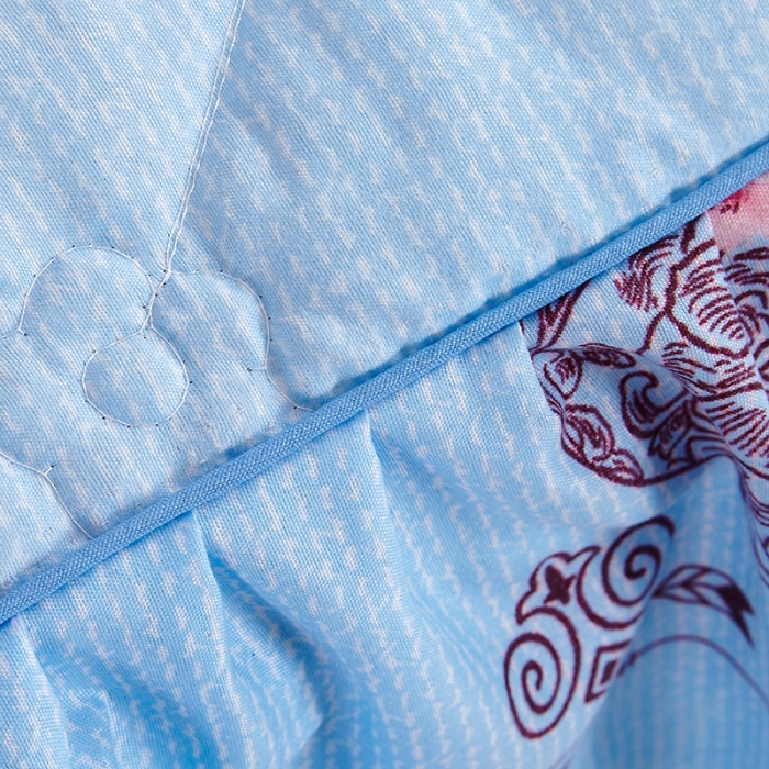 91家纺网 家纺一手货源 找家纺 美莱 2022新款夹棉加厚床裙单件床罩床裙防滑保护套 精致花宴