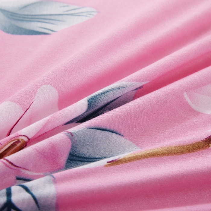 91家纺网 家纺一手货源 找家纺 美莱 2022新款夹棉加厚床裙单件床罩床裙防滑保护套 美丽畅想