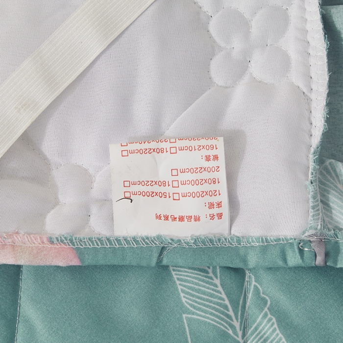 91家纺网 家纺一手货源 找家纺 美莱 2022新款夹棉加厚床裙单件床罩床裙防滑保护套 清晰花语