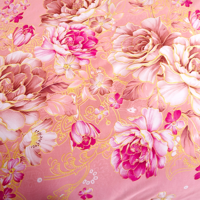 91家纺网 家纺一手货源 找家纺 美莱 2022新款夹棉加厚床裙单件床罩床裙防滑保护套 妩媚花王