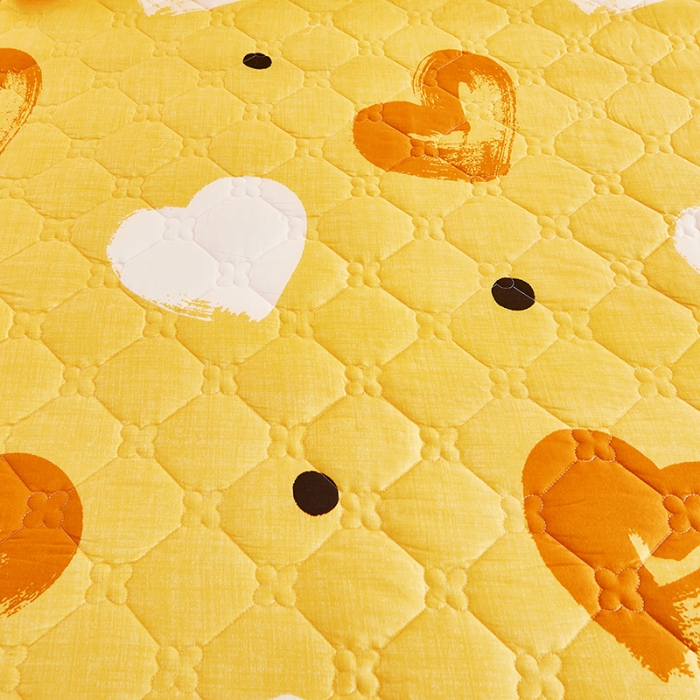 91家纺网 家纺一手货源 找家纺 美莱 2022新款夹棉加厚床裙单件床罩床裙防滑保护套 心想事成