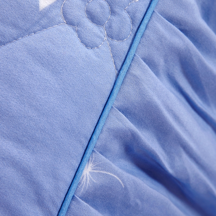 91家纺网 家纺一手货源 找家纺 美莱 2022新款夹棉加厚床裙单件床罩床裙防滑保护套 星光飘絮-兰