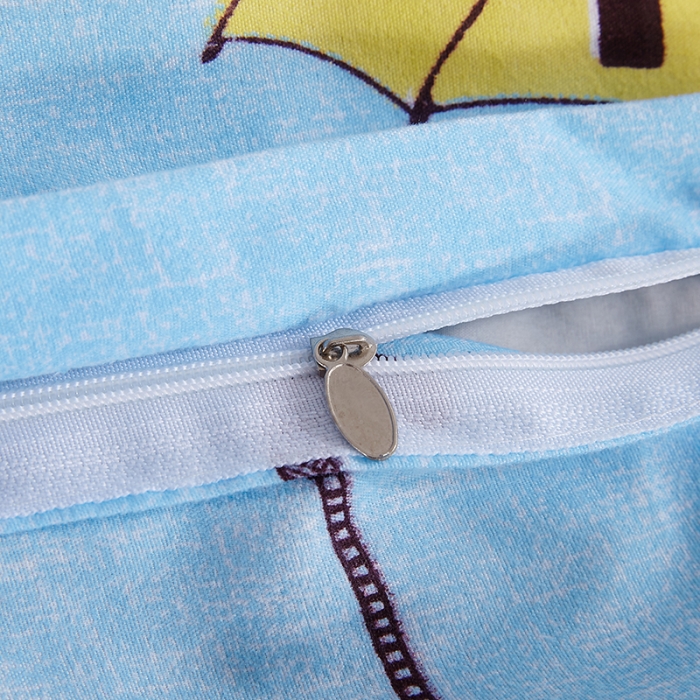 91家纺网 家纺一手货源 找家纺 美莱 2022新款夹棉加厚床裙单件床罩床裙防滑保护套 雨后晴空