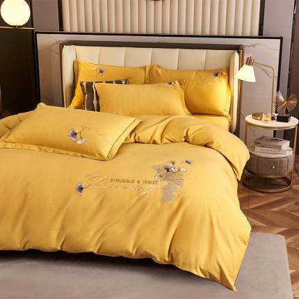 91家纺网 家纺一手货源 找家纺 生态加厚全棉磨毛刺绣花纯棉长绒棉四件套直播爆款