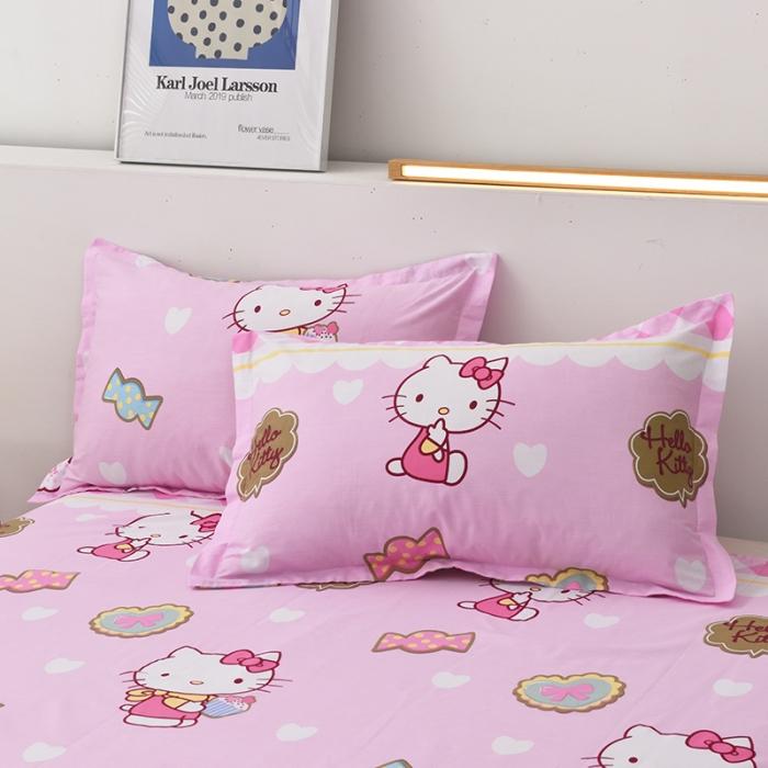 91家纺网 家纺一手货源 找家纺 启优2022新款128*68全棉印花斜纹单枕套