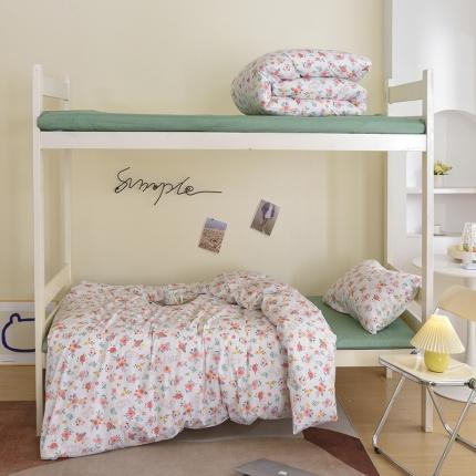 91家纺网 家纺一手货源 找家纺 总麦伦家居 2022新款全棉40支13372全棉学生三件套