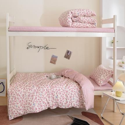 91家纺网 家纺一手货源 找家纺 总麦伦家居 2022新款全棉40支13372全棉学生三件套