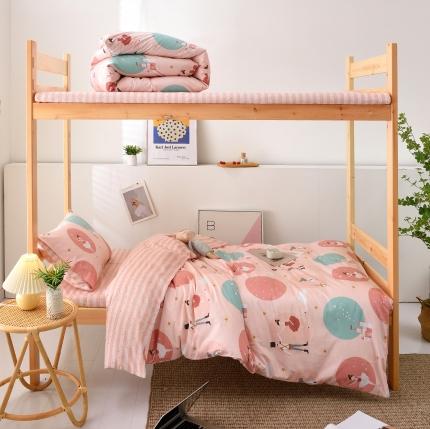 91家纺网 家纺一手货源 找家纺 麦伦家居 2022新款全棉40支13372全棉学生三件套 胡桃夹子