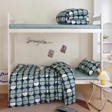 91家纺网 家纺一手货源 找家纺 总麦伦家居 2022新款全棉40支13372全棉学生三件套