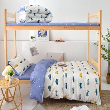 91家纺网 家纺一手货源 找家纺 麦伦家居 2022新款全棉40支13372全棉学生三件套 星际