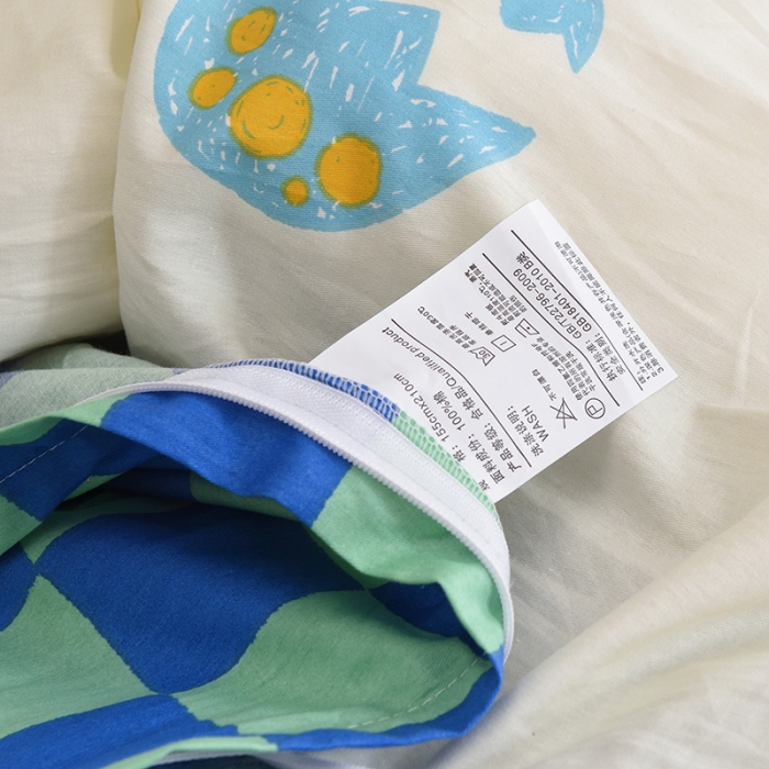 91家纺网 家纺一手货源 找家纺 麦伦家居 2022新款全棉40支13372全棉学生三件套 蒂诺龙