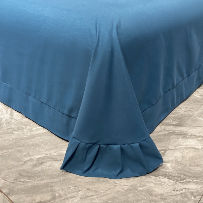 91家纺网 家纺一手货源 找家纺 （总）靓生活 2022新款高克重磨毛刺绣四件套-相爱一生