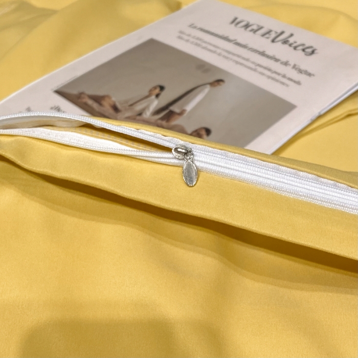 91家纺网 家纺一手货源 找家纺 靓生活 2022新款高克重磨毛刺绣四件套 相爱一生-柠檬黄