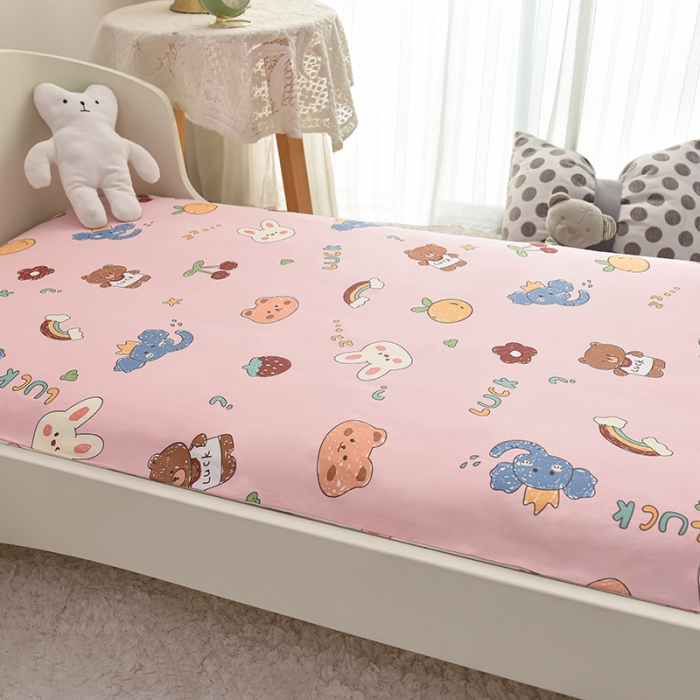 91家纺网 家纺一手货源 找家纺 宝贝优选 2022新款全棉儿童四季床垫可拆卸款+一体款 彩色世界（可拆卸款）