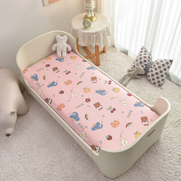 91家纺网 家纺一手货源 找家纺 宝贝优选 2022新款全棉儿童四季床垫可拆卸款+一体款 彩色世界（可拆卸款）