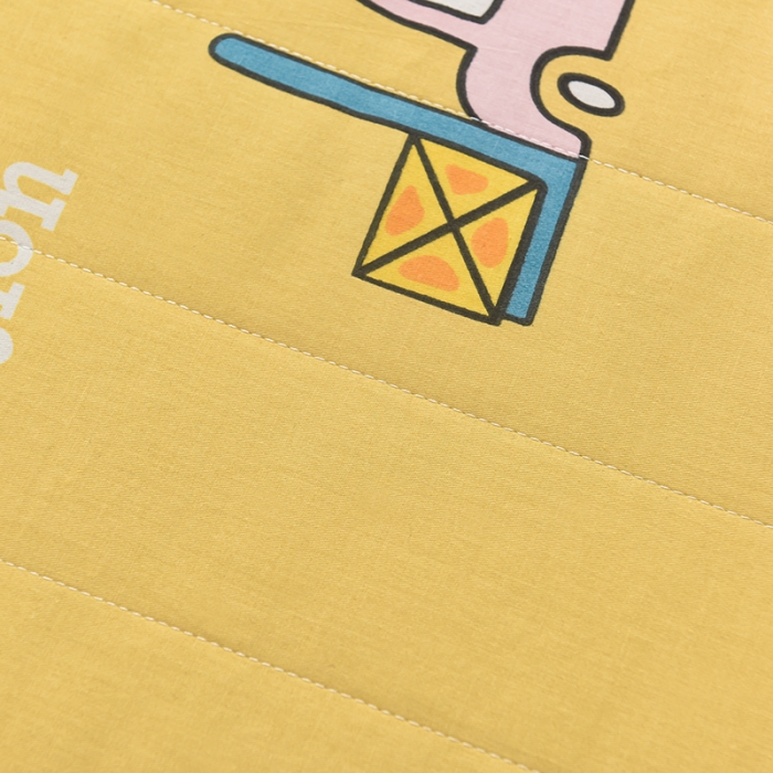 91家纺网 家纺一手货源 找家纺 宝贝优选 2022新款全棉儿童四季床垫可拆卸款+一体款 工程车（一体款）