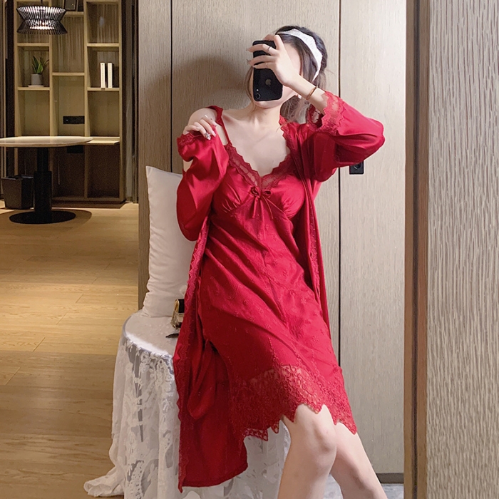 91家纺网 家纺一手货源 找家纺 洛兰沙 2022新款网纱睡衣