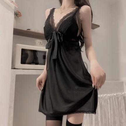 91家纺网 家纺一手货源 找家纺 洛兰沙 2022新款蝴蝶结睡衣