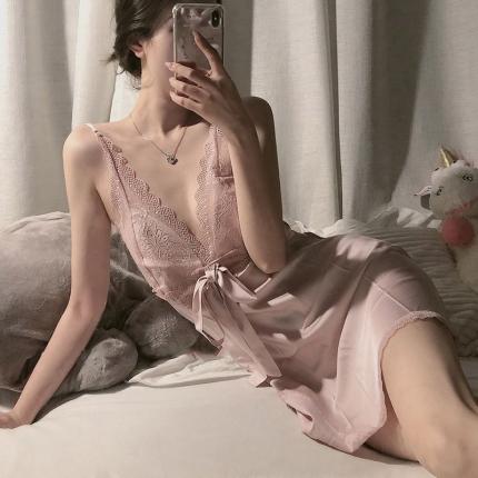 91家纺网 家纺一手货源 找家纺 洛兰沙 2022新款蝴蝶结睡衣