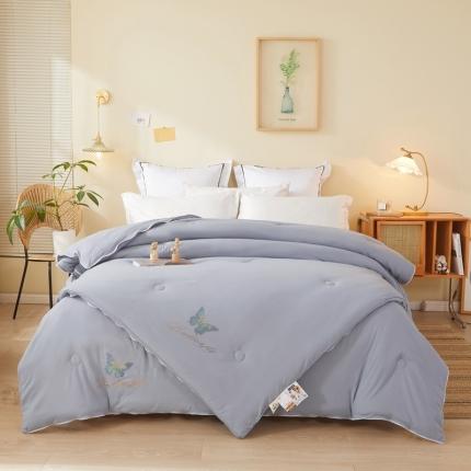 91家纺网 家纺一手货源 找家纺 （总）易展家居 2024新款大豆纤维拉链二合一子母被