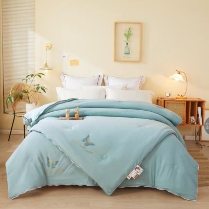 91家纺网 家纺一手货源 找家纺 （总）易展家居 2024新款大豆纤维拉链二合一子母被