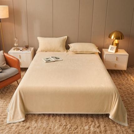 雅萱 2022新款牛奶绒多功能毛毯 米白