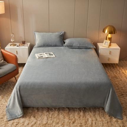 雅萱 2022新款牛奶绒多功能毛毯 浅灰