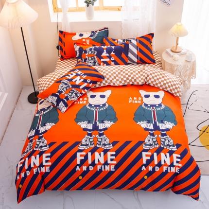 91家纺网 家纺一手货源 找家纺 （总）乐居坊 2022新款芦荟棉四件套