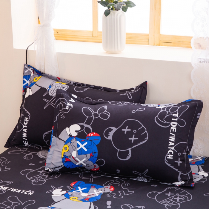 91家纺网 家纺一手货源 找家纺 乐居坊 2022新款芦荟棉四件套潮牌达人