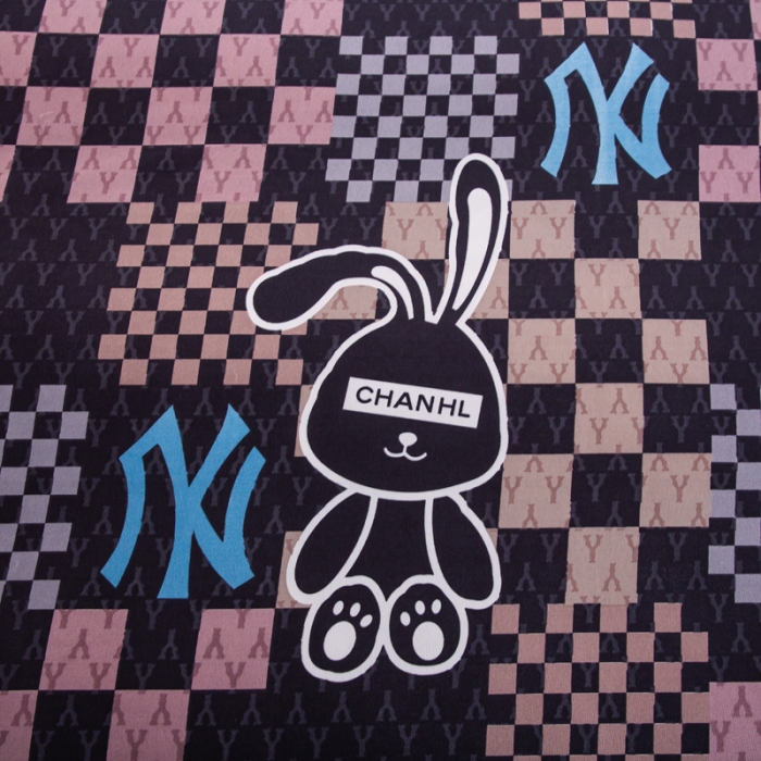 91家纺网 家纺一手货源 找家纺 乐居坊 2022新款芦荟棉四件套格格兔