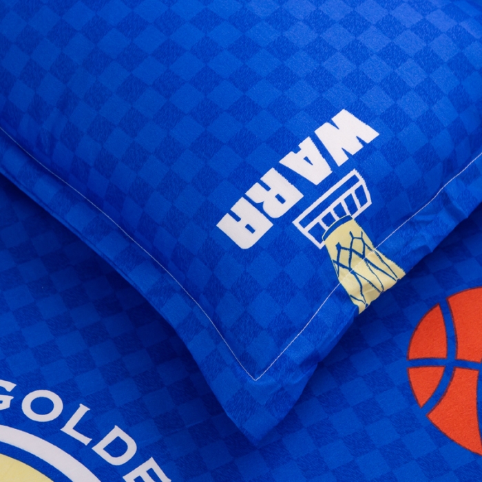 91家纺网 家纺一手货源 找家纺 乐居坊 2022新款芦荟棉四件套金州勇士-客