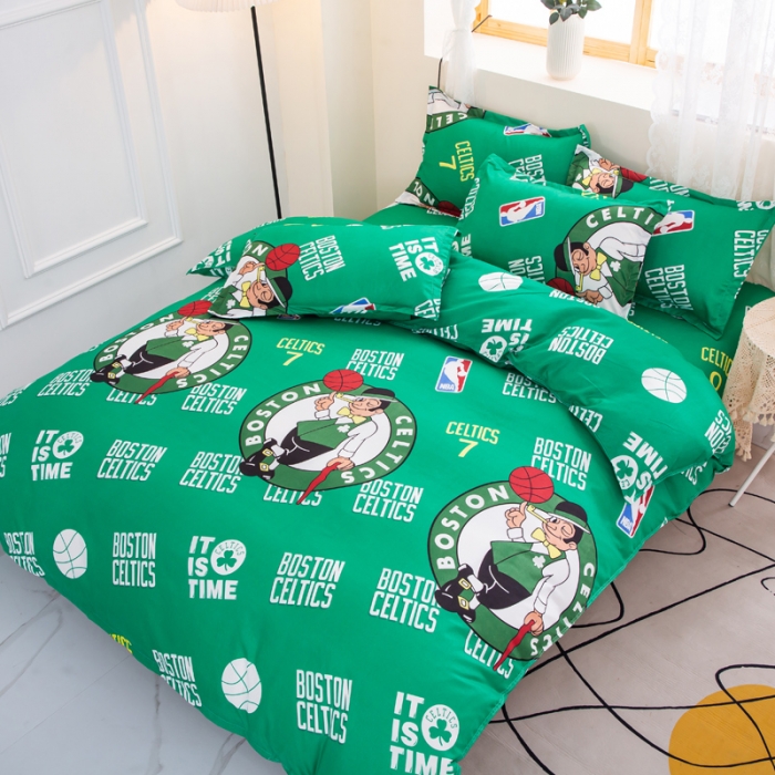 91家纺网 家纺一手货源 找家纺 乐居坊 2022新款芦荟棉四件套凯尔特人