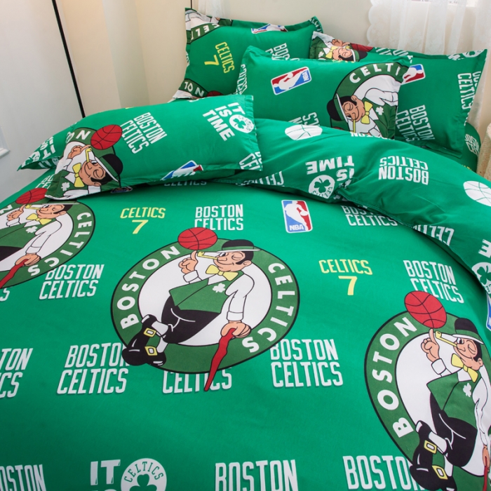 91家纺网 家纺一手货源 找家纺 乐居坊 2022新款芦荟棉四件套凯尔特人