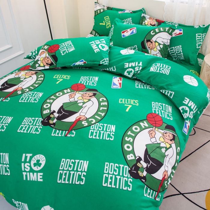 91家纺网 家纺一手货源 找家纺 乐居坊 2022新款芦荟棉四件套凯尔特人