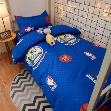 91家纺网 家纺一手货源 找家纺 乐居坊 2022新款芦荟棉花型宿舍床金州勇士-客