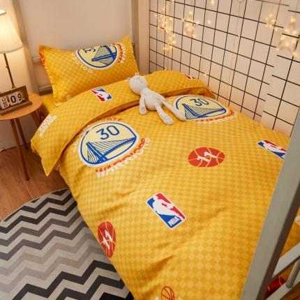 91家纺网 家纺一手货源 找家纺 乐居坊 2022新款芦荟棉花型宿舍床金州勇士-主