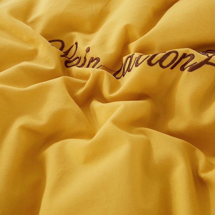 91家纺网 家纺一手货源 找家纺 鸣升 新款全棉水洗棉冬被春秋被夏被棉花被 棋盘格边-初黄